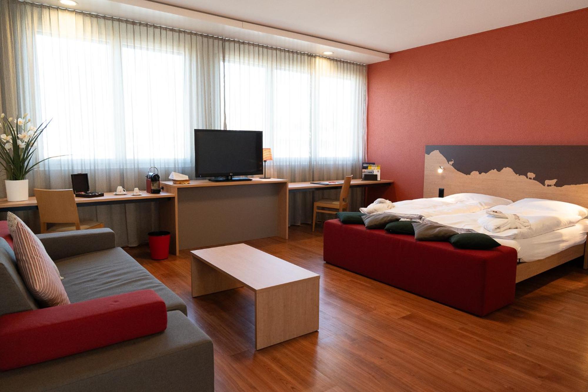 Swissever Hotel Zug Steinhausen Номер фото